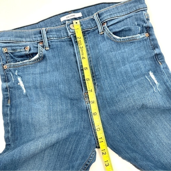 GRLFRND Woman's Medium Wash Distressed Kendal High-Rise Jeans Size 29 - Picture 13 of 13